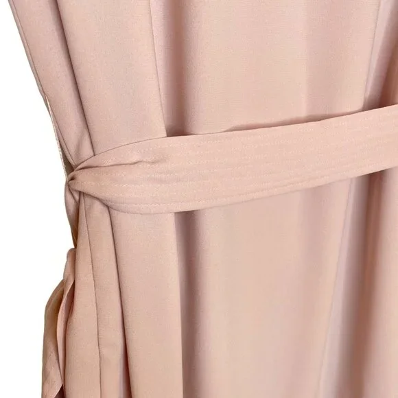 Aritzia Wilfred Ninette Ruffle Wrap Dress in Rose Quartz, M - Picture 7 of 10